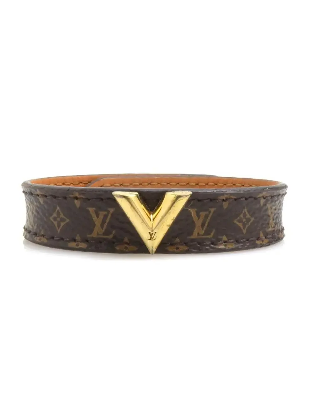 Auth Louis Vuitton Essential V Bracelet #339541L16B
